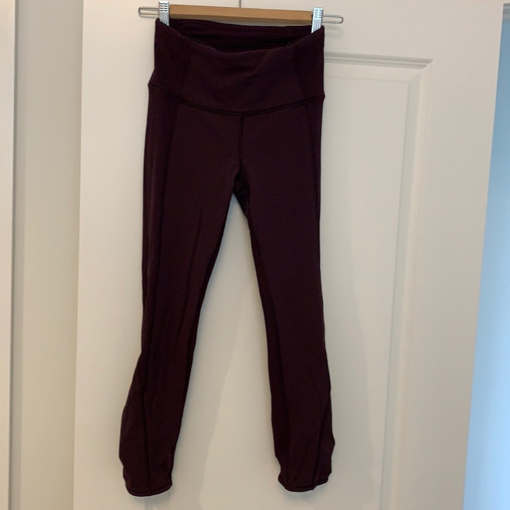 Lulu lemon 7/8 ruched ankle legging